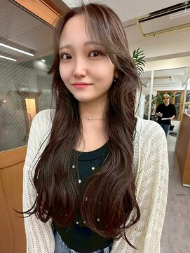 リアン(Lien) 透明感カラー/チョコレートブラウン/ロングレイヤー