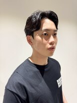 モリオフロムロンドン 大宮店(morio from London)&nbsp;センターパート×フェザーパーマ【かほ】