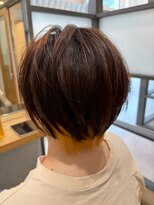ヘア ルーナ バイ アプリーレ(hair lune by Aprire) 白髪ぼかしハイライト暗髪カラー艶カラー顔周りカットミセスヘア
