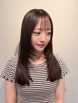 アネ(annee) ロングレイヤー×柔らかブラウン