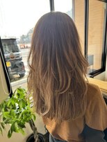 トップヘアー 西古松店(TOP HAIR) ブリーチなし透明感ベージュ×ナチュラルレイヤー