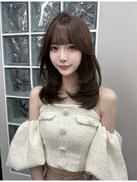 ボタン ハカタ(VOTAN hakata) 【柿本真優】ワンホンレイヤー/大人色気ヘア/ブラウンカラー