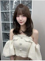ボタン ハカタ(VOTAN hakata) 【柿本真優】ワンホンレイヤー/大人色気ヘア/ブラウンカラー