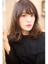 マリアバイアフロート(Maria by AFLOAT)&nbsp;【重山】3Dカラージグザグバングミニマムボブノットヘア3040代◎