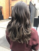 トレス(TRESS)&nbsp;ミディアムロング　ベージュグラデーション