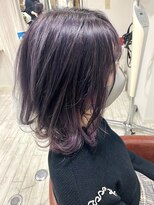 ビードロ 吉祥寺店(vi dro)&nbsp;【お客様スタイル】ラベンダーグレージュ×レイヤーカット♪
