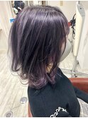 【お客様スタイル】ラベンダーグレージュ×レイヤーカット♪