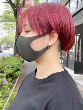 アイティー バイ アルバム 中野店(IT by ALBUM) レッド_くびれミディイヤリングカラーラベンダーカラー_ba327681