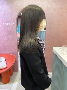 ローレンジウ(LOREN JU) 【髪質改善】シアーグレージュカラー