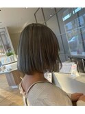 シルバー×ボブスタイル