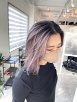 ヘアデザイン ゴドバン(Hair Design Gdobant)&nbsp;#ダブルカラー#ハイライト#切りっぱなし#10代#20代#30代#40代