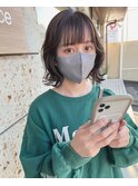 【大重】定番人気 波ウェーブ ボブ と くすみグレージュ