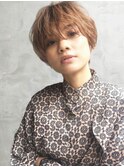 大人女子オススメ☆マッシュルームショート×ミルクティーピンク