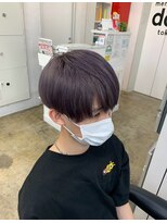 メンズ サロン ドット トウキョウ 町田店(men's salon dot. tokyo) 【小柳裕夢】ラベンダーグレー