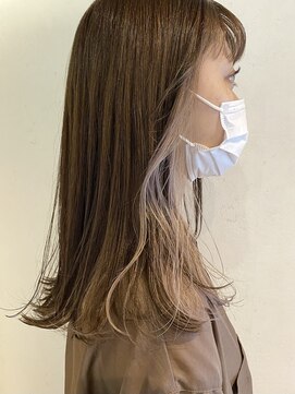 マイル 渋谷(mile) 柔らかベージュ×イヤリングカラー