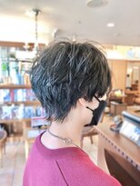 スニップ(Snip) 20代30代大人ショートボブｘ小顔ウルフカット丸みショート