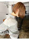 ショートボブナチュラルボブショートカットボブ前髪ありショート