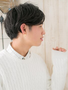 トニーアンドガイメン ホテル京阪仙台店(TONI&GUY MEN) 黒髪セクシーミディアムのユニセックスマッシュヘアーf仙台