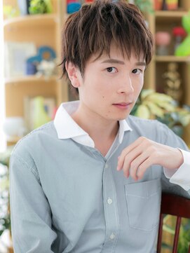 カバーヘア ブリス 川口(COVER HAIR bliss) モテ髪アッシュグレイニュアンスマッシュm川口20代30代40代