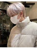 ベル 表参道Terrace(Belle)&nbsp;【お客様ヘア】メンズ人気センターパート！カルマヘア&ホワイト