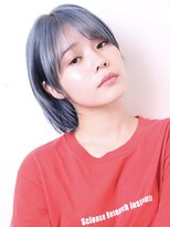 トライポッド(TRIPOD)&nbsp;ハイトーンマチルダボブインナーグレージュ薄め前髪0906