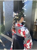 卒業式袴ヘアアレンジ