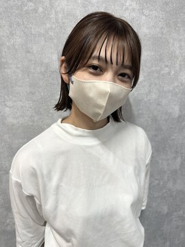 シールドヘアー 沖縄 新都心(C'LD Hair) 【C’LD 】切りっぱなしボブ/くびれボブ/小顔ボブ/垢抜け/ボブ
