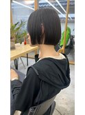 ミニボブ/パツっとボブ／切りっぱなし