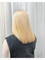 アール 西新井店(ar)&nbsp;ブリーチ回数3回white blond
