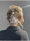 前撮りヘアアレンジ