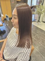 エース 間明店(A)&nbsp;☆★エモージュロングミディアムヘアベージュグレージュ大人