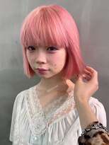 カシェ ホリエ(CACHE HORIE)&nbsp;ボブ/ピンクカラー/前髪