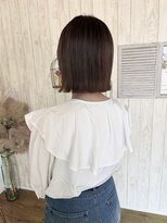 ルヴェール 北方店(LeVert)&nbsp;切りっぱなしボブ/髪質改善oggiottoトリートメント