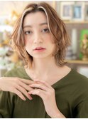 ■センターパートオンブレ大人ボブウルフ27-3戸頭10代20代30代