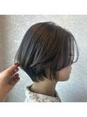 癖毛の方も◎ 収まり抜群のショートボブ