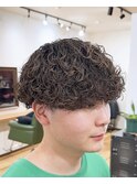 波巻きプードルパーマ