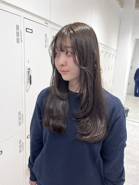 ブラウン(Brown) たっぷりレイヤー×艶カラー