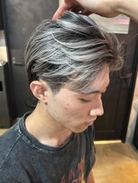 ネハス(nehus.)&nbsp;MENSシャドールーツ　ダークアッシュ/センターパート