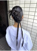 ロングカチモリヘア