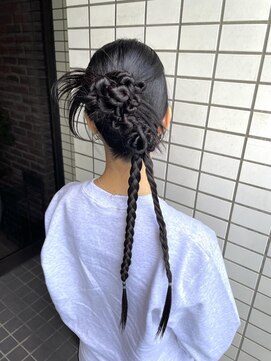 スーリール 博多店(Sourire) ロングカチモリヘア