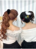ガーリースタイル/心斎橋/ヘアメ/セットサロン