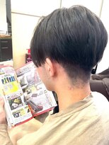 コアフィールフィス(COIFFURE fils) 前下がりマッシュ 黒髪ショート