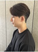 メンズナチュラルセンターパート質感重視ニュアンスパーマ