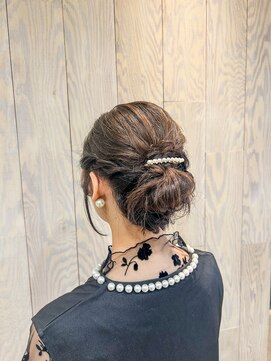 ヘアートゥリース 武蔵小杉店(hair trees) お呼ばれパーティーヘアー