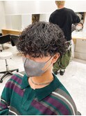 波巻きパーマ