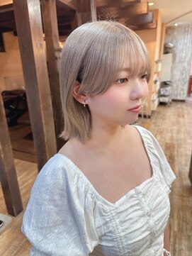 モアムー(Moremuu) 【長尾】ハイトーン×ホワイトミルクティー