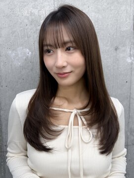 ガーデン 渋谷(GARDEN) 美髪顔まわりロングレイヤーシースルーバングヘア