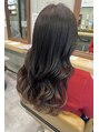 ブレイブ 福岡天神店(BRAVE)&nbsp;透明感カラー、毛先にレイヤーを入れ動きのあるスタイルに♪