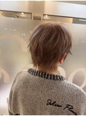 【園田/ショートカット】ミルクティーベージュ