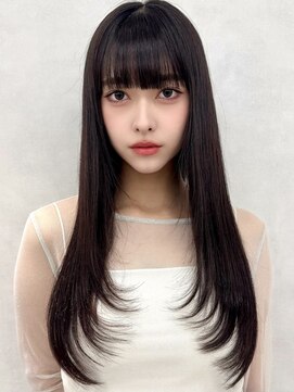 エジョン 三鷹店(Aejon) 三鷹レイヤーカット韓国ダブルカラー顔周り前髪カットボブ